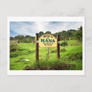 Carte Postale Bienvenue à Hana