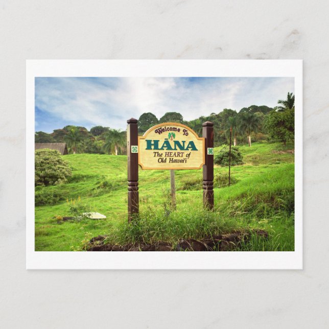 Carte Postale Bienvenue à Hana (Devant)