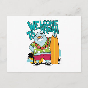 Carte Postale Bienvenue à Hawaii
