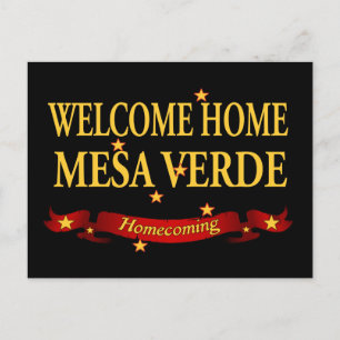 Carte Postale Bienvenue à la maison Mesa Verde