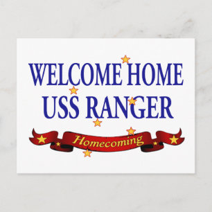 Carte Postale Bienvenue à la maison USS Ranger