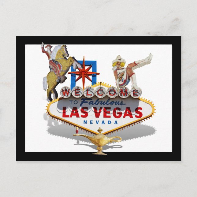Carte Postale Bienvenue à Las Vegas (Devant)