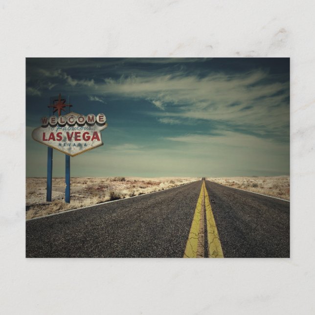 Carte Postale Bienvenue à Las Vegas (Devant)