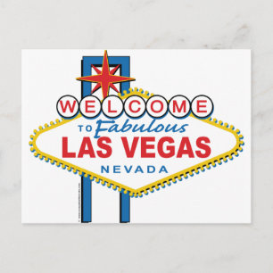 Carte Postale Bienvenue à Las Vegas