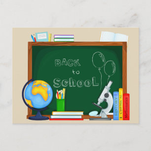 Carte Postale Bienvenue à l'école