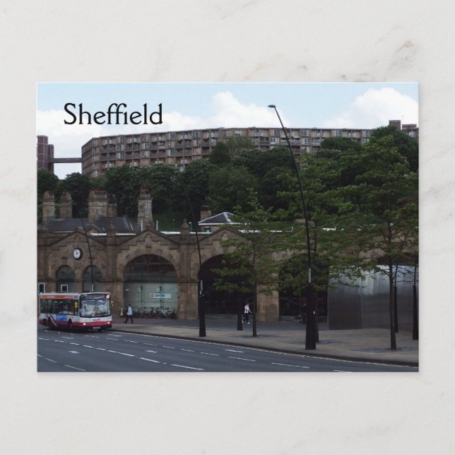 Carte Postale Bienvenue à Sheffield (Devant)