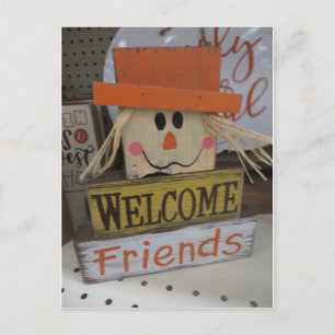 Carte Postale Bienvenue à Thanksgiving