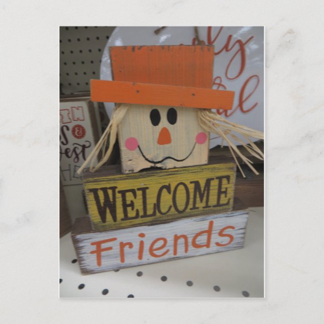 Carte Postale Bienvenue à Thanksgiving (Devant)