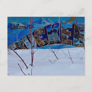 Carte Postale Bienvenue à Truckee !