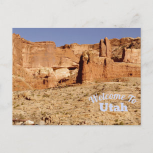 Carte Postale Bienvenue À Utah