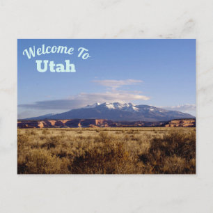 Carte Postale Bienvenue À Utah