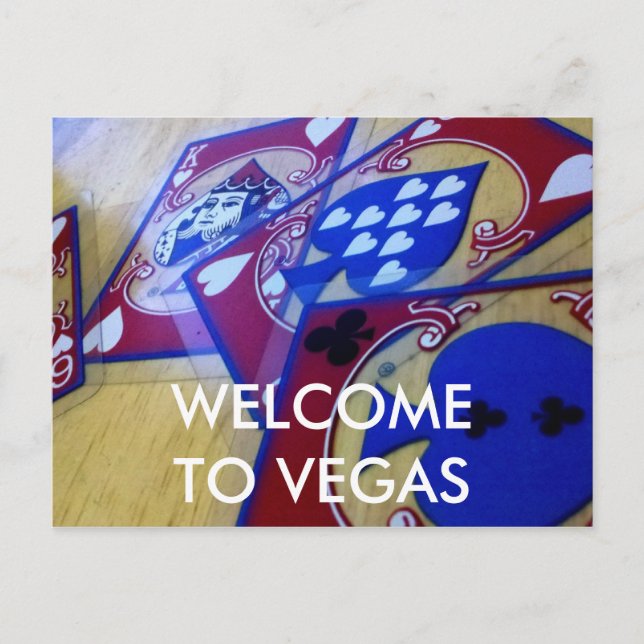 CARTE POSTALE BIENVENUE À VEGAS (Devant)