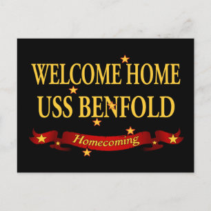 Carte Postale Bienvenue Accueil USS Benfold