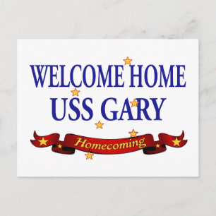 Carte Postale Bienvenue Accueil USS Gary