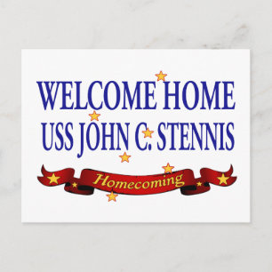 Carte Postale Bienvenue Accueil USS John C. Stennis