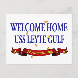 Carte Postale Bienvenue Accueil USS Leyte Golfe