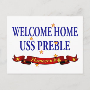 Carte Postale Bienvenue Accueil USS Preble