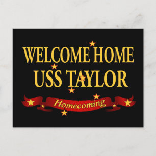 Carte Postale Bienvenue Accueil USS Taylor