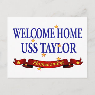 Carte Postale Bienvenue Accueil USS Taylor