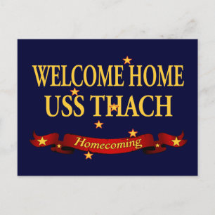 Carte Postale Bienvenue Accueil USS Thach
