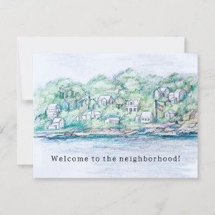 Carte Postale Bienvenue au Village des Maisons du Lac Voisin