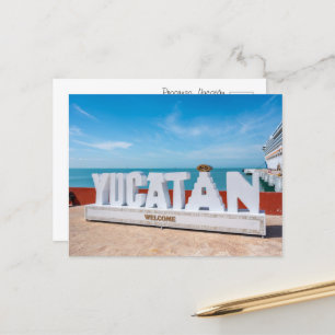 Carte Postale Bienvenue au Yucatán