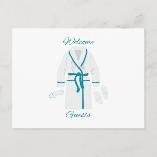 Carte Postale Bienvenue aux invités