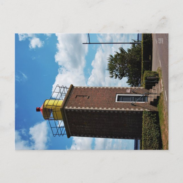 Carte Postale Bienvenue chez nous, phare de Willemstad Pays-Bas. (Devant)