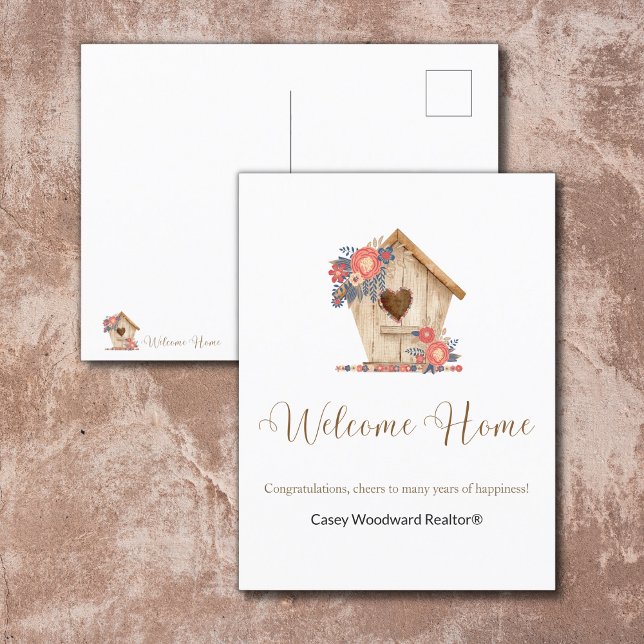 Carte Postale Bienvenue chez vous Realtor Personnalisé (Créateur téléchargé)