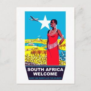 Carte Postale Bienvenue en Afrique du Sud