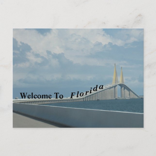 Carte Postale Bienvenue En Floride (Devant)