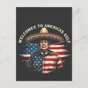 Carte Postale Bienvenue sur la côte Est de Trump aux États-Unis