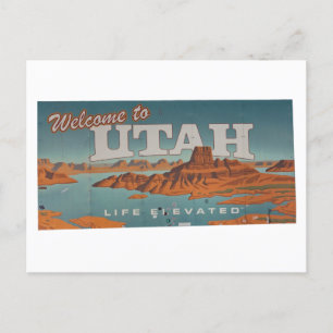 Carte Postale Bienvenue sur le Carnet de l'Utah