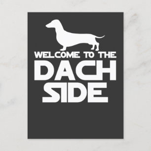 Carte Postale Bienvenue Sur Le Côté Dachshund