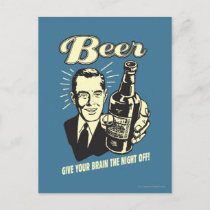 Carte Postale Bière : Offrez à votre cerveau la nuit de congé