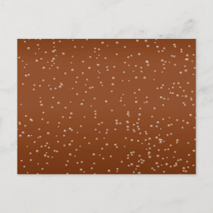 Carte Postale Bière Racine avec minuscules bulles Art Arrière - 