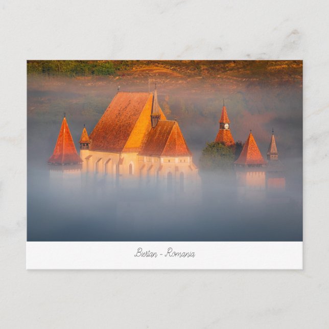 Carte Postale Biertan, Transylvanie (Devant)