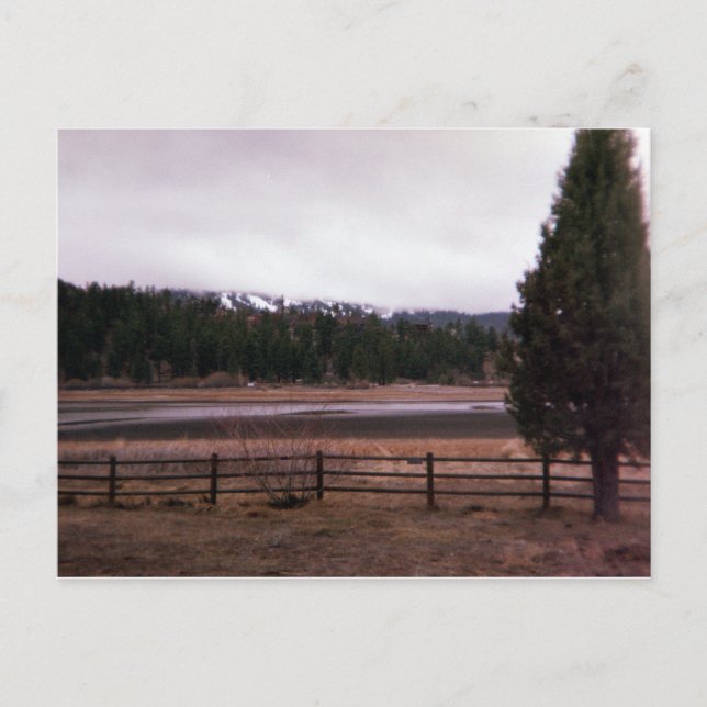 Carte Postale Big Bear, California_Lake (Devant)