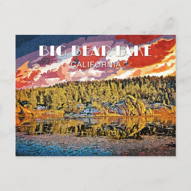 Carte Postale Big Bear Lake (Devant)