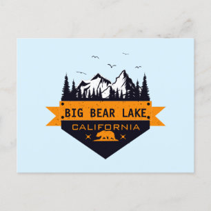 Carte Postale Big Bear Lake California - Nom personnalisé 