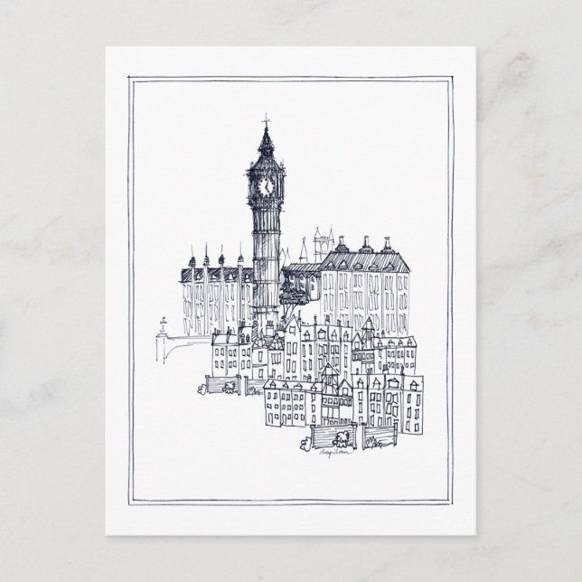 Carte Postale Big Ben (Devant)