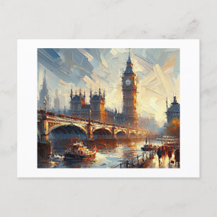 Carte Postale Big Ben, Bridge UK