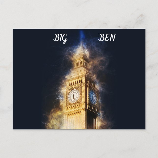 Carte Postale Big Ben London (Devant)