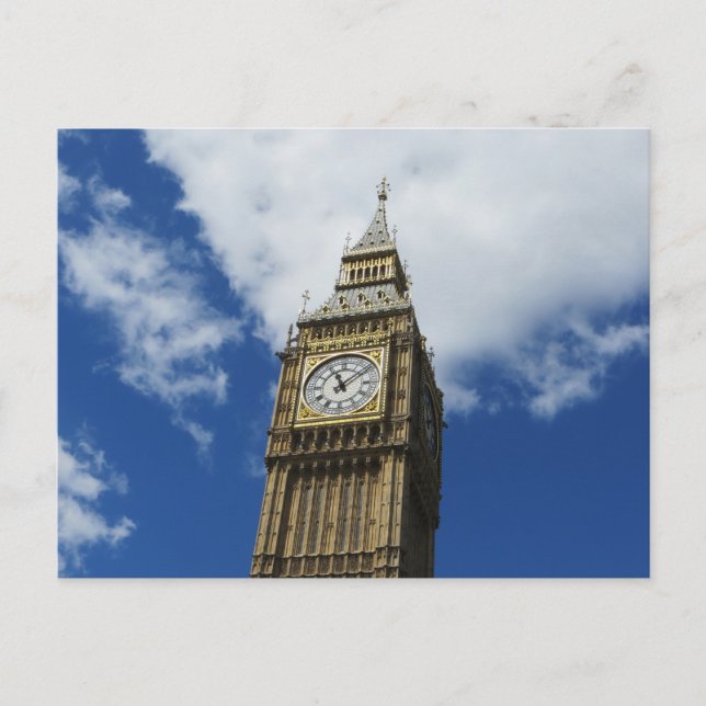 Carte Postale Big Ben, Londres, Angleterre (Devant)