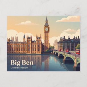 Carte Postale Big Ben Royaume-Uni