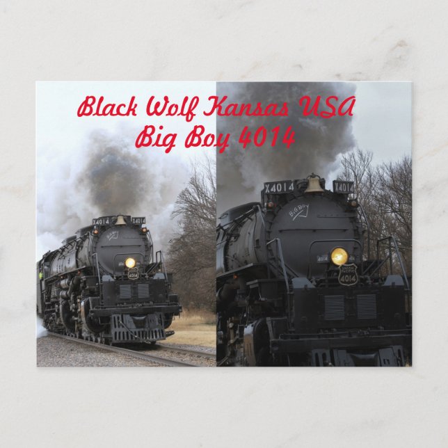 Carte Postale Big Boy 4014 (Devant)