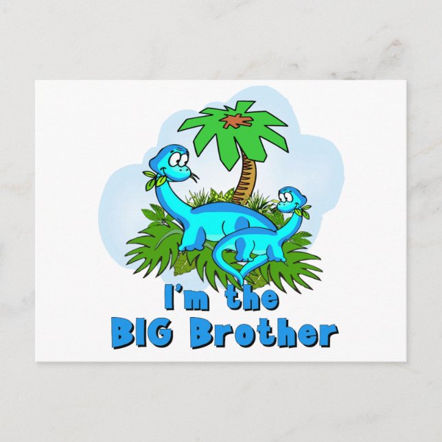 Carte Postale Big Brother Dinosaures (Devant)