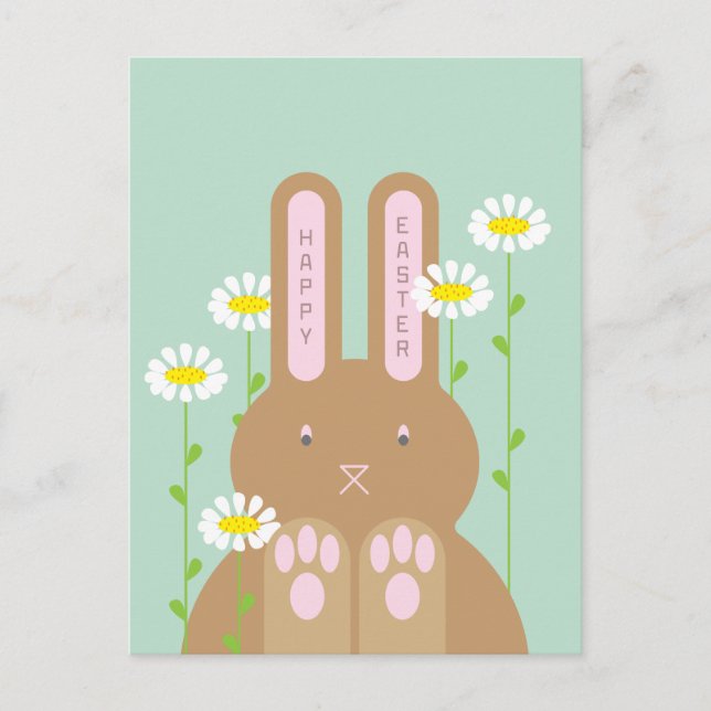Carte postale Big Bunny Holiday (Devant)