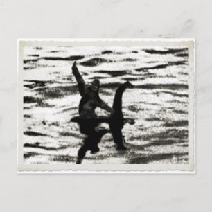 Carte Postale Big Foot and Bessie The lake monster sighting