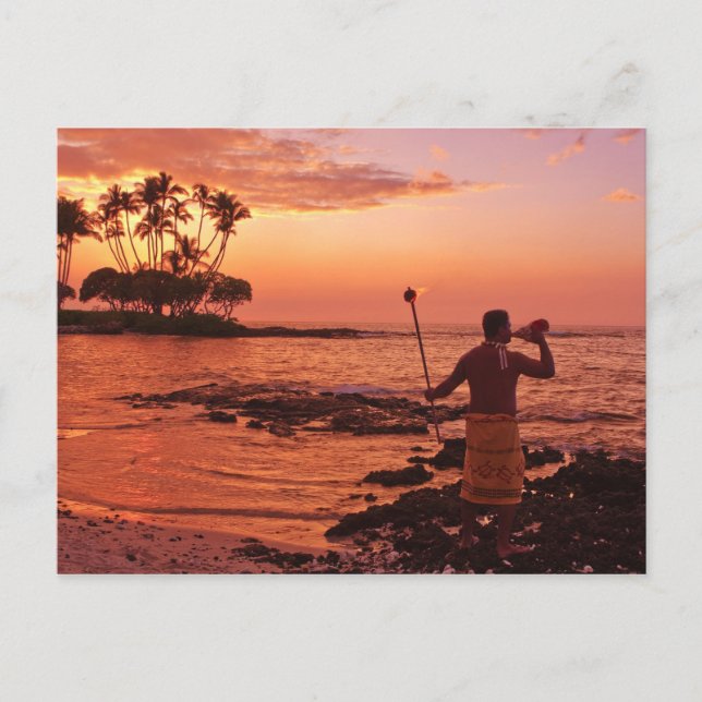 Carte Postale Big Island, Hawaii. Coucher du soleil, Big Island  (Devant)